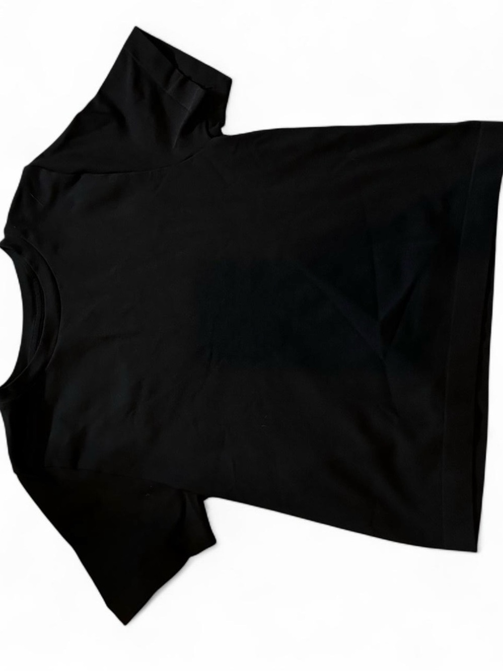 a new day Black Short-Sleeve Crewneck Tee